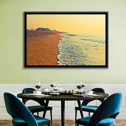 Tranquil Beach Sunrise Wall Art