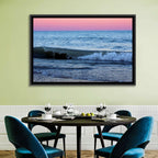 Lake Michigan Sunset with Sailboat Wall Art