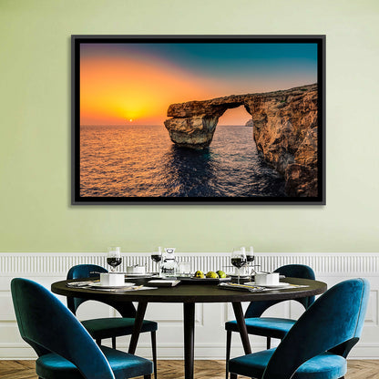 Azure Window Sunset, Dwejra Wall Art