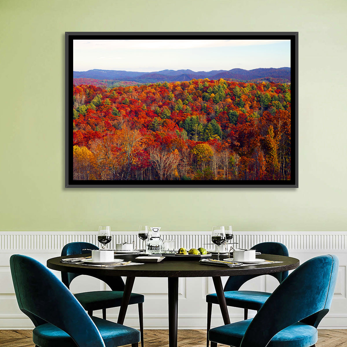 Autumn in the Appalachian Forest Wall Art