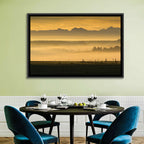 Bavarian Alps Morning Haze Wall Art