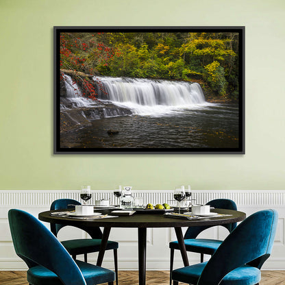 Dupont State Forest Autumn Waterfall Stream Wall Art