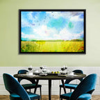Watercolor Wildflower Field Wall Art