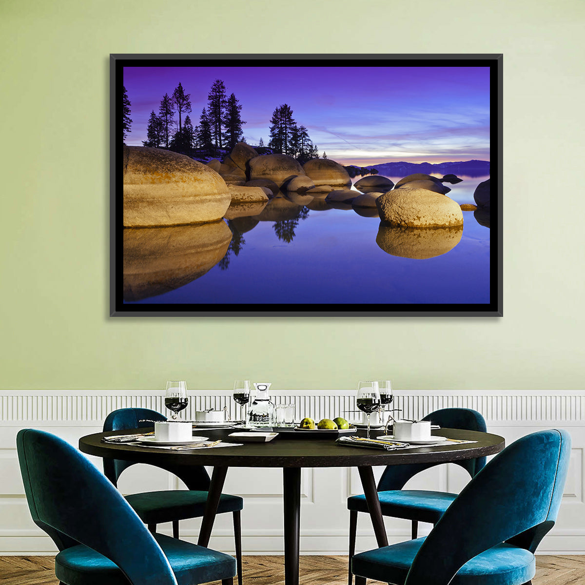 Lake Tahoe Twilight Wall Art