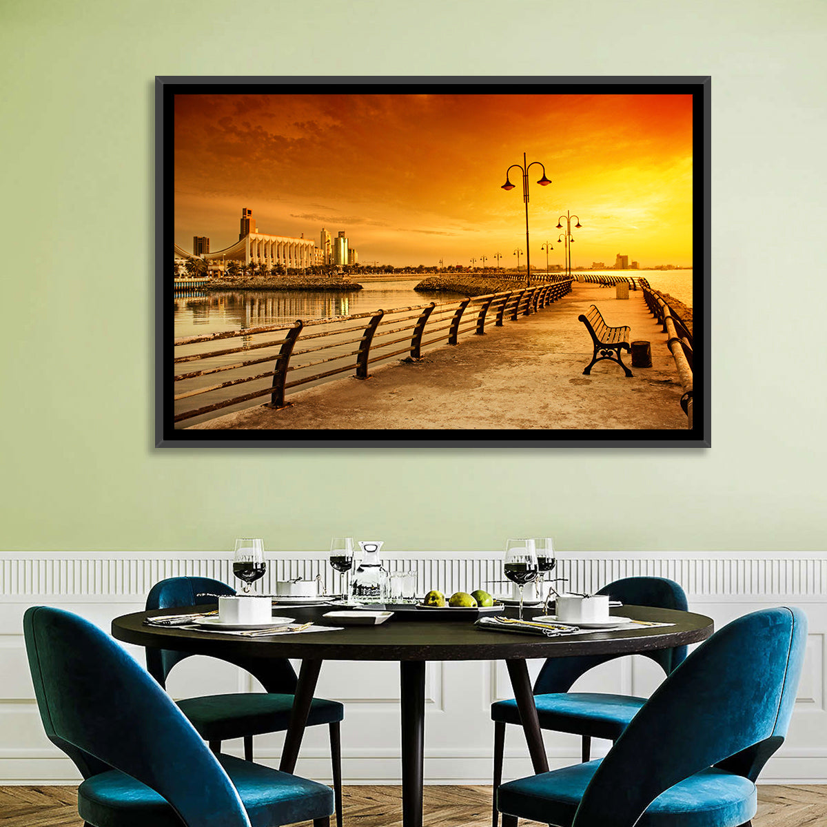 National Assembly at Golden Hour Wall Art