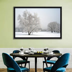 Frosted Birch Grove Wall Art