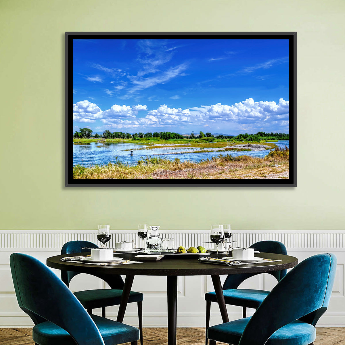 Snake River Fly Fishing, Idaho Wall Art