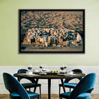 Shibam Mudbrick Cityscape Wall Art