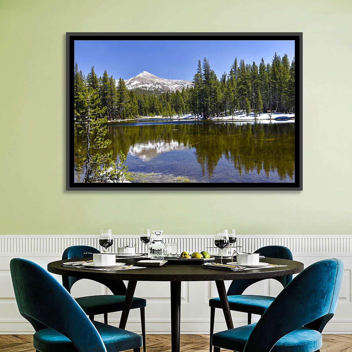 Yosemite Mountain Reflection Wall Art