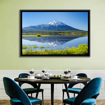 Mount Bachelor Lake Reflection Wall Art