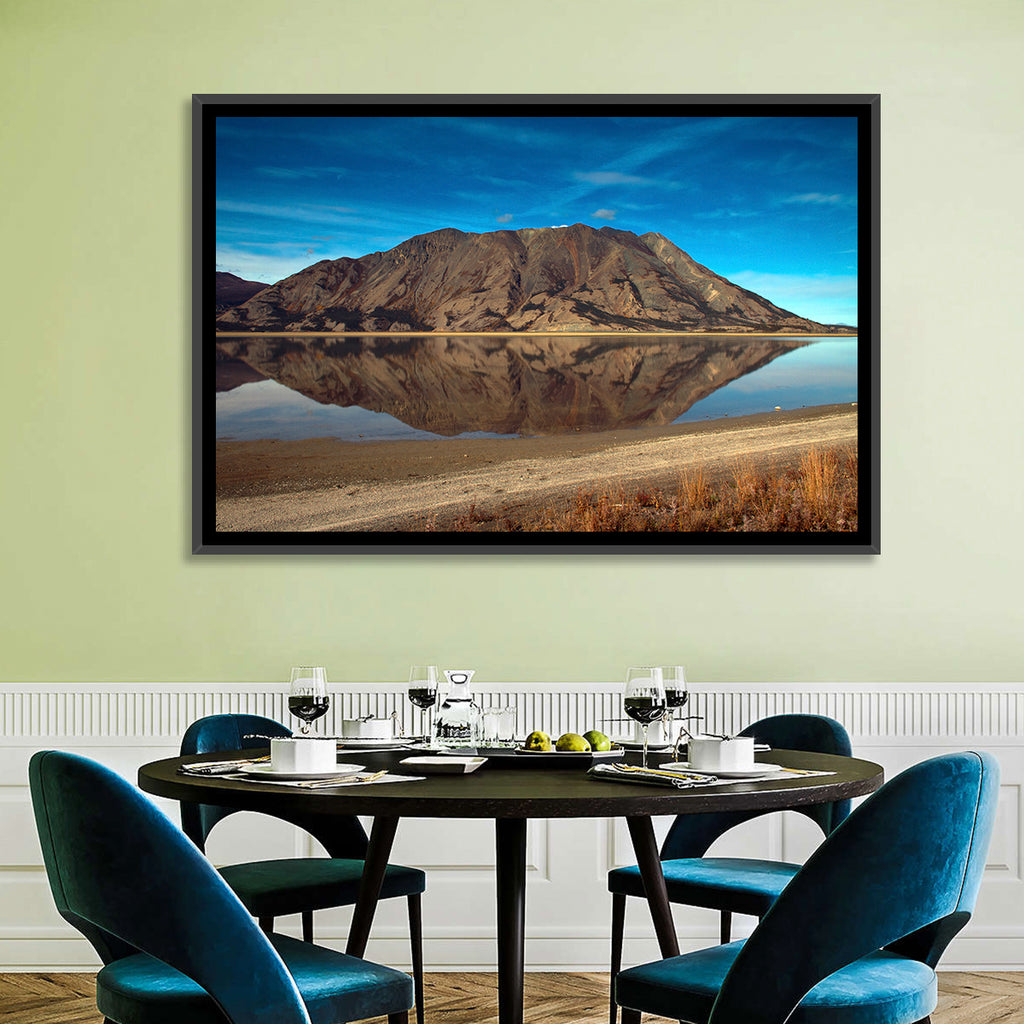 Rocky Peak Reflection, Kluane Lake Wall Art