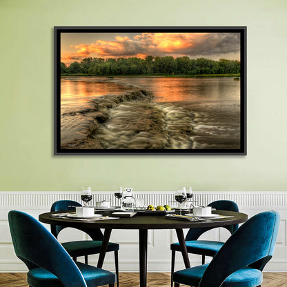 Maumee River Sunset Wall Art
