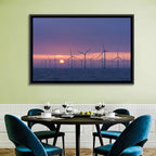 Twilight Offshore Wind Farm Wall Art