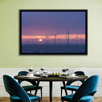 Twilight Offshore Wind Farm Wall Art