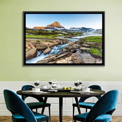 Logan Pass Golden Hour Wall Art