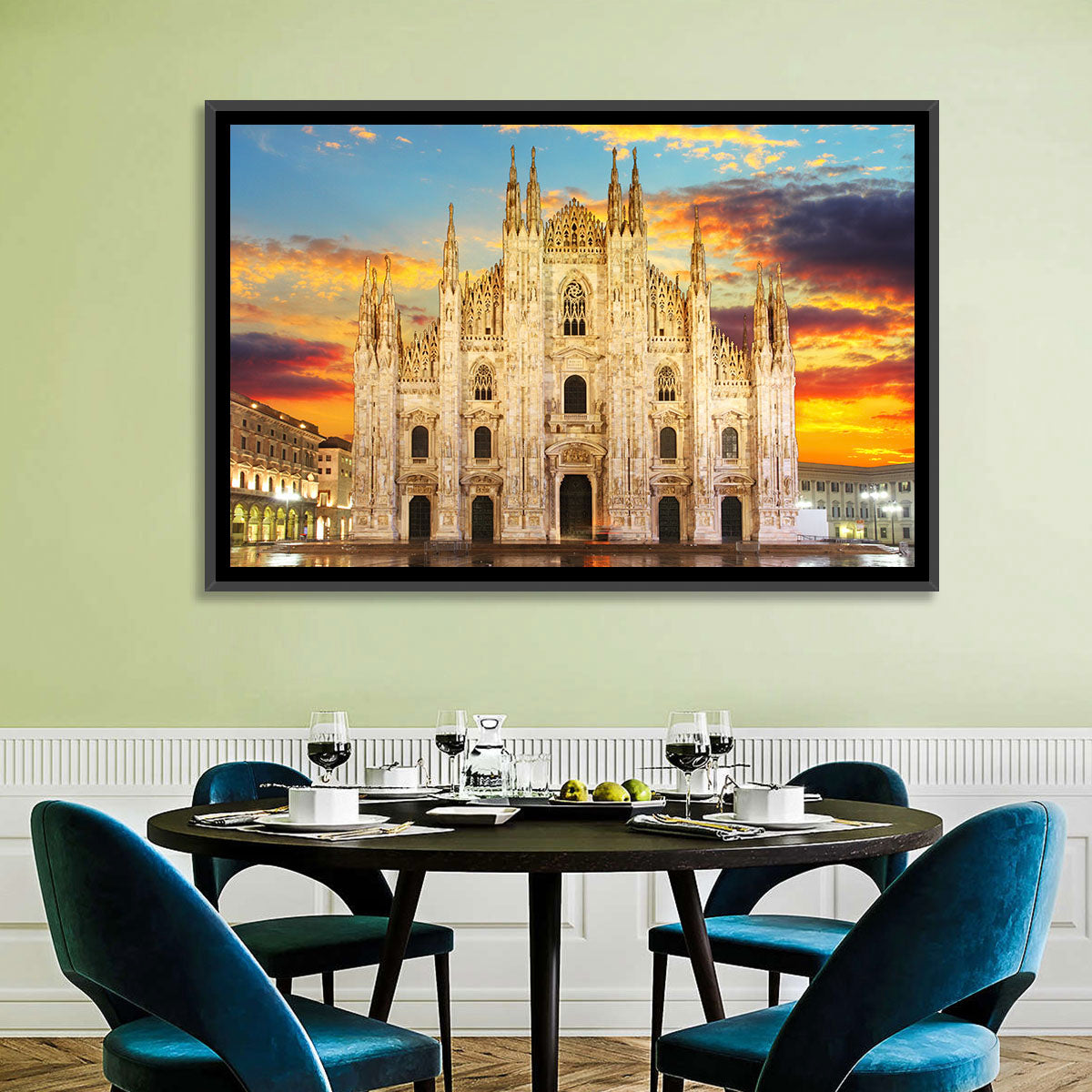 Milan Duomo at Sunset Wall Art