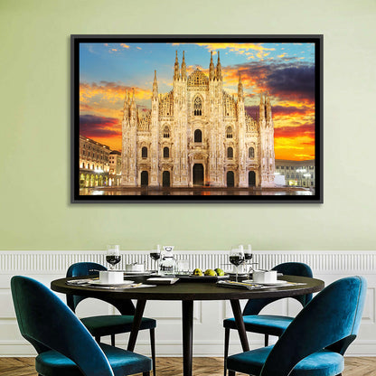 Milan Duomo at Sunset Wall Art