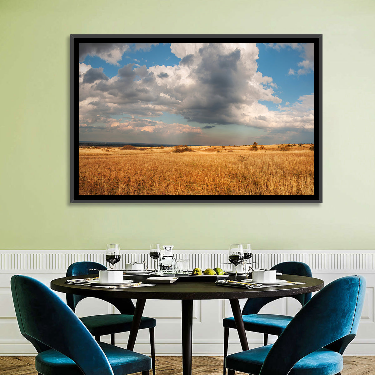 Golden Oklahoma Prairie Wall Art