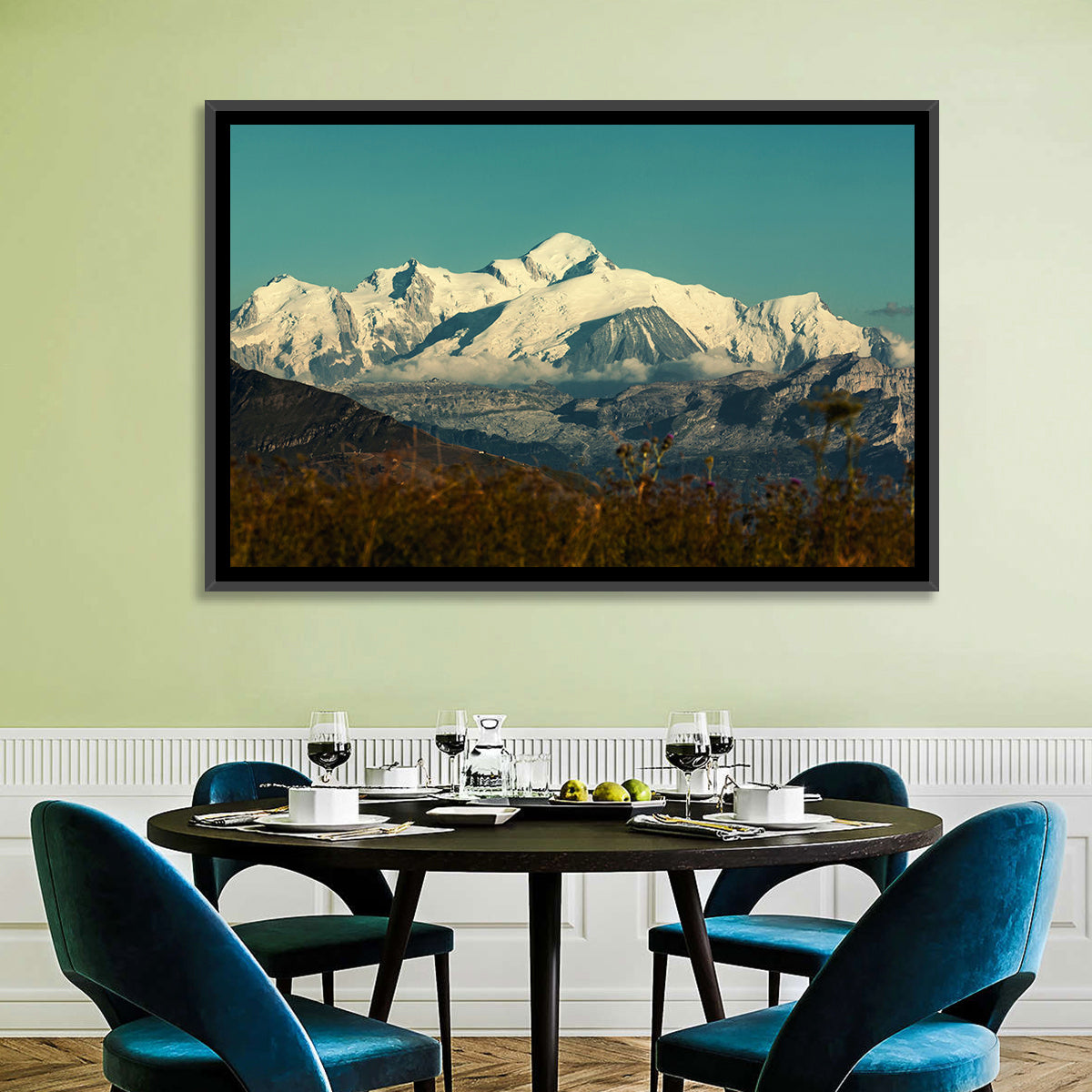 Snowy Mont Blanc Wall Art