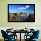 Vancouver Autumn Skyline Wall Art
