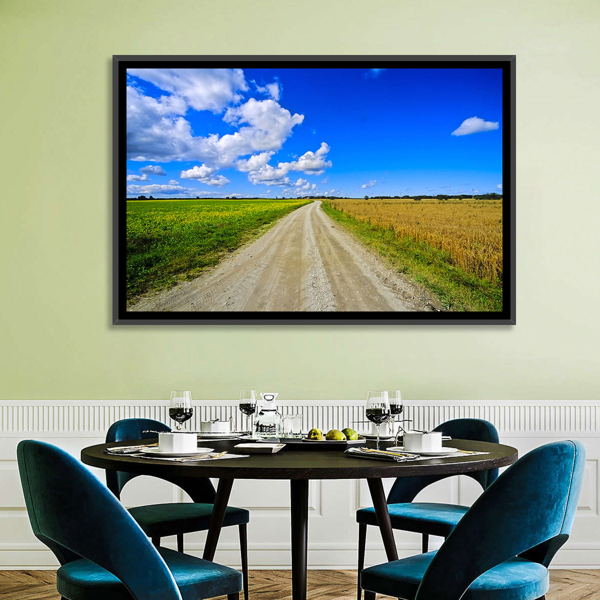 Estonian Summer Fields Wall Art