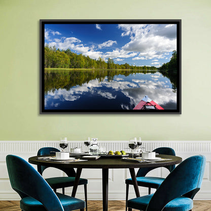 Karelia Kayak Reflection Wall Art