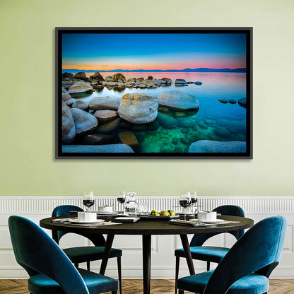 Lake Tahoe Sunset Boulders Wall Art