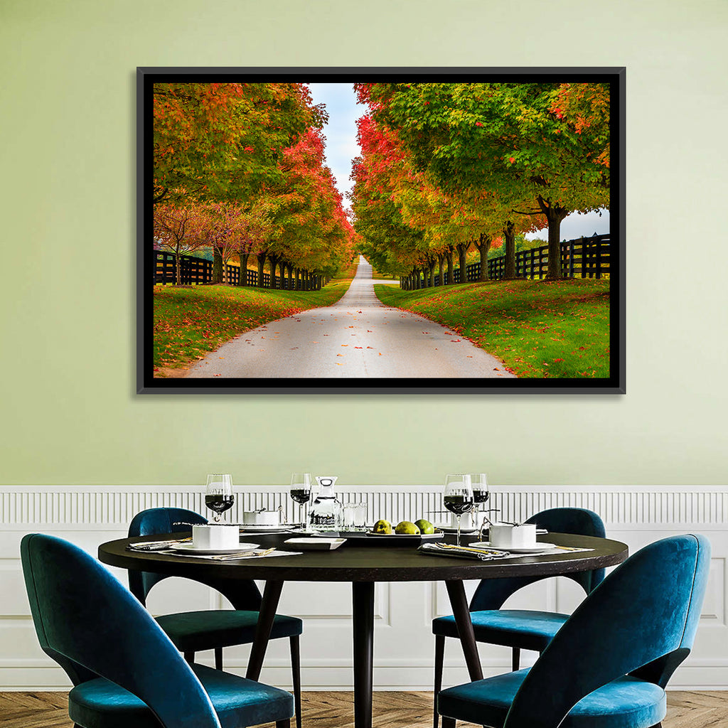 Tree-lined Farm Lane, Kentucky Wall Art