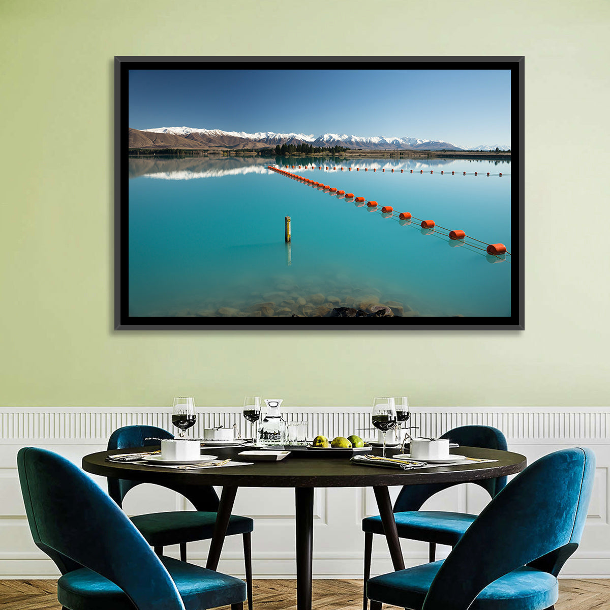 Lake Ruataniwha Reflection Wall Art