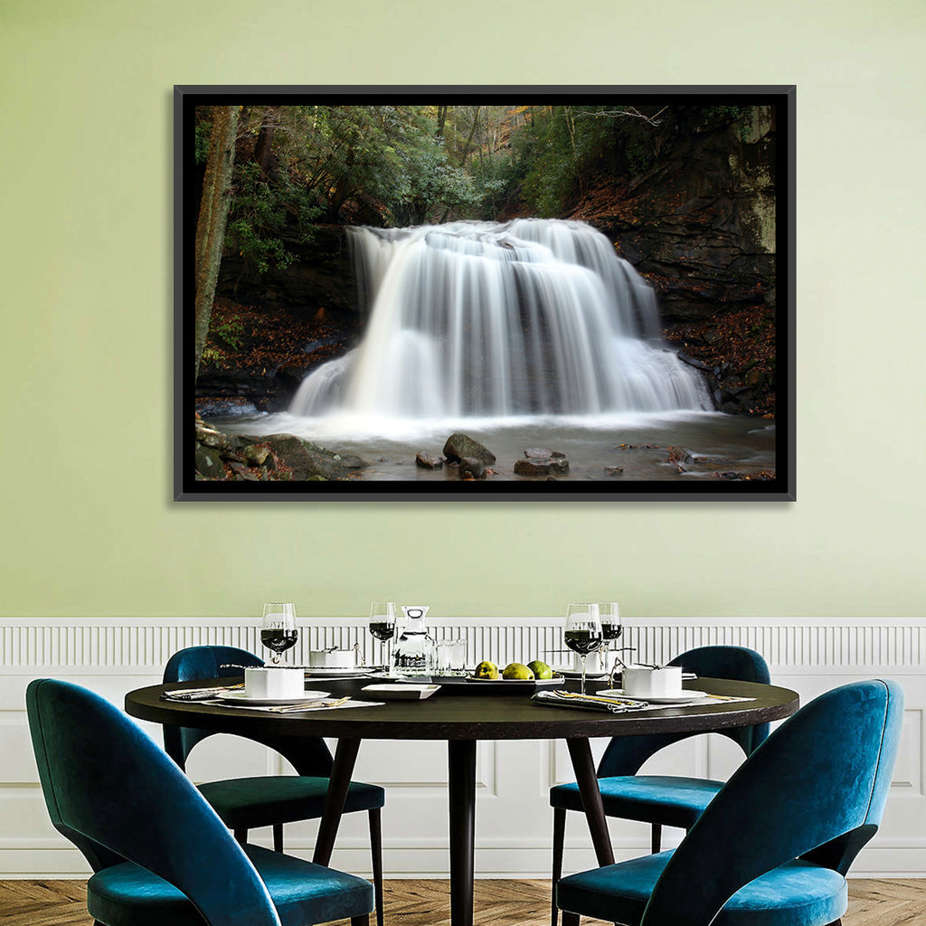 Holly River Autumn Waterfall Wall Art