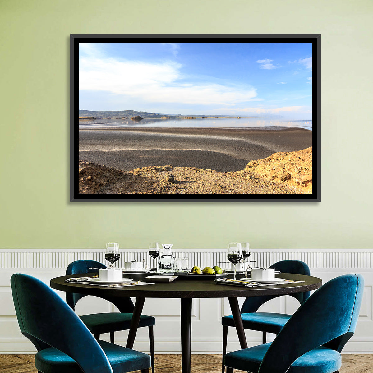 Lake Natron Flamingos Wall Art