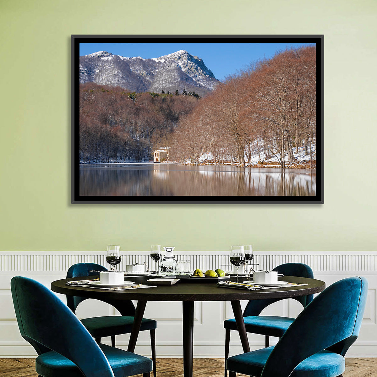 Lake Santa Fe Del Montseny Wall Art