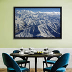 Snow-capped Afghan Mountains Wall Art
