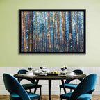 Golden Hour Winter Pine Forest Wall Art