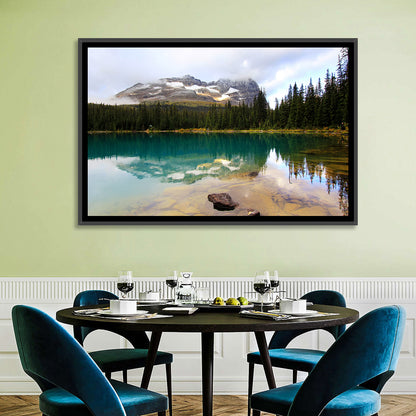 Lake O Hara Mountain Reflection Wall Art