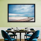 Dead Sea Salt Flats Coastline Wall Art