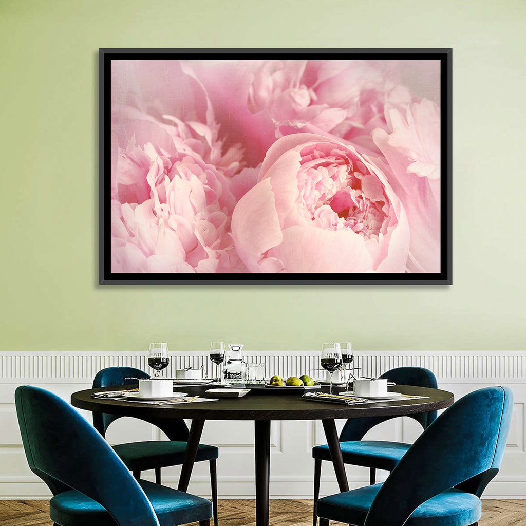 Soft Pink Peony Close Up Wall Art
