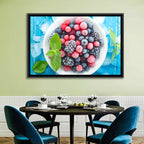 Frozen Berry Bowl Wall Art