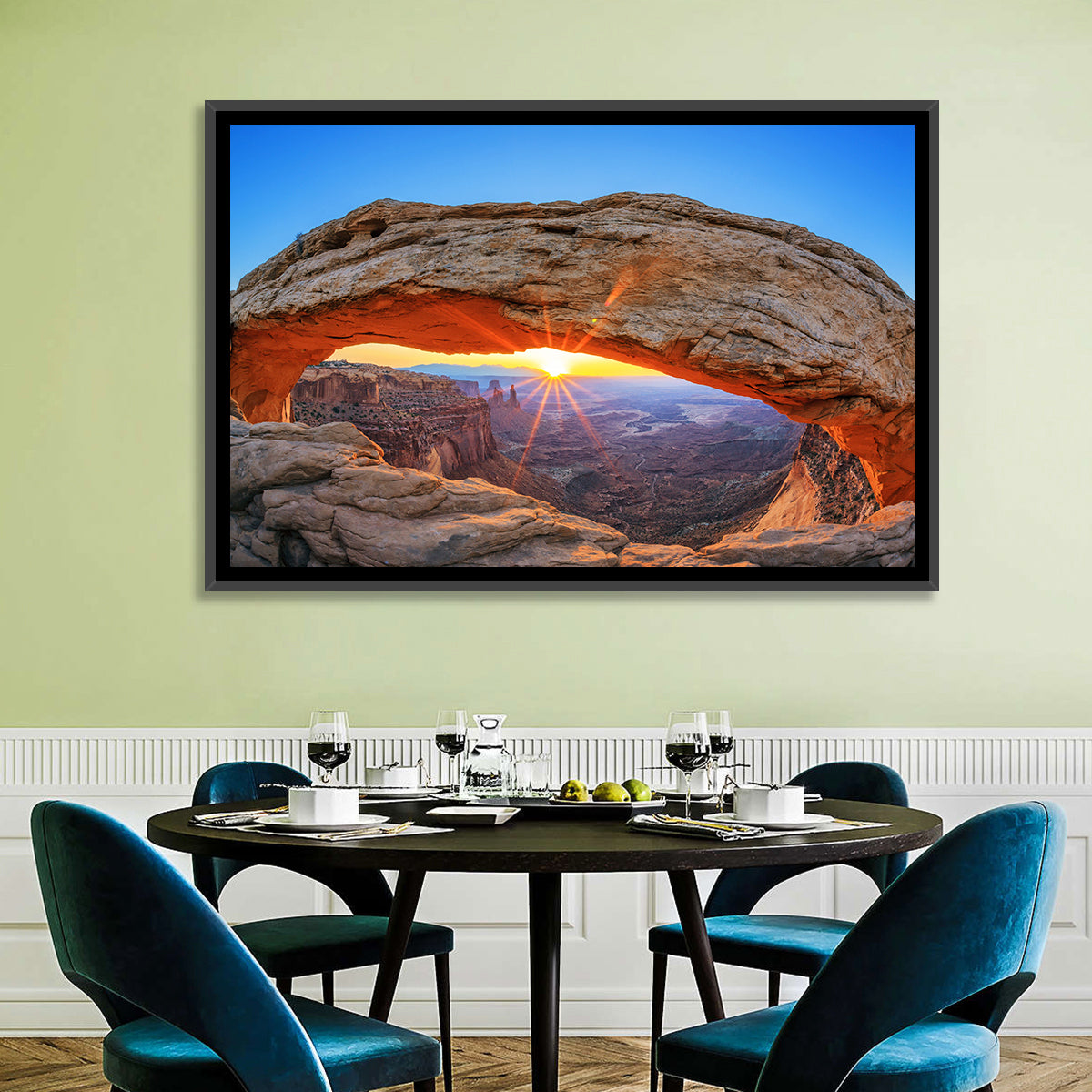 Mesa Arch Sunburst Wall Art
