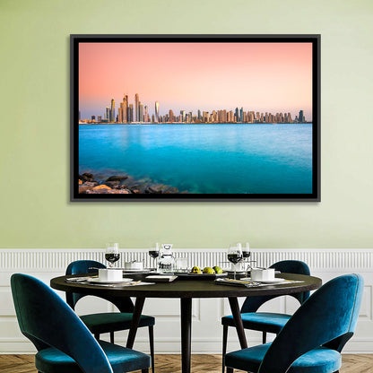 Dubai Marina Skyline Wall Art
