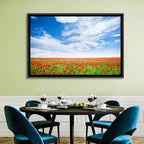Red Poppy Field Wall Art