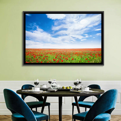 Red Poppy Field Wall Art