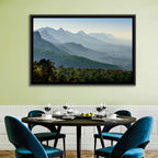 Misty Mountain Ridges Wall Art