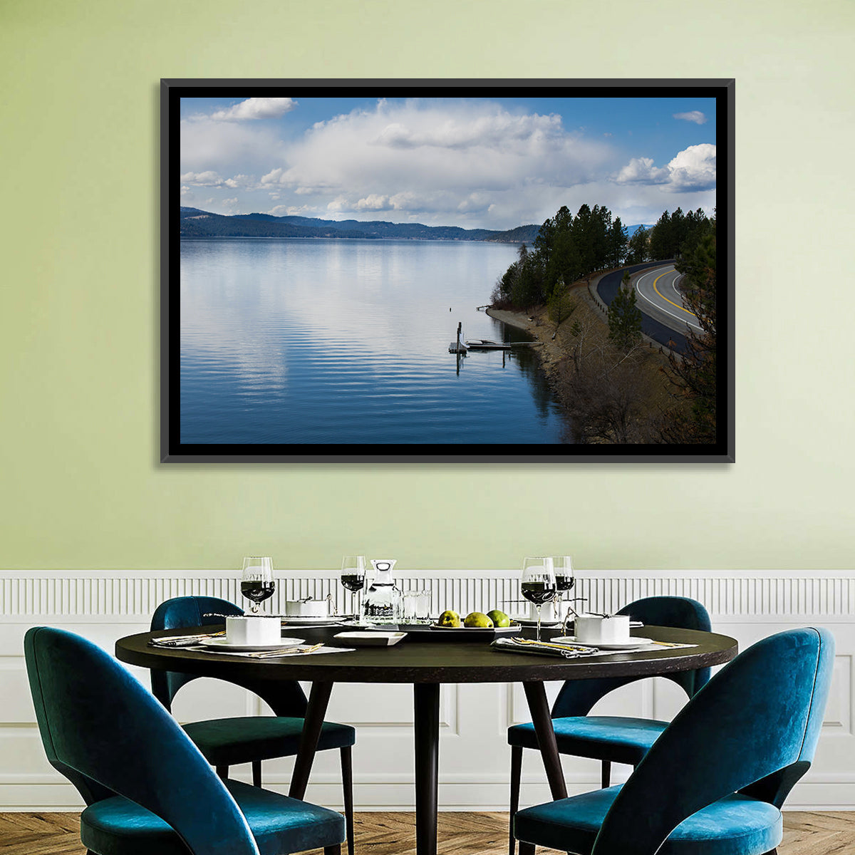 Coeur D'alene Lakeshore View Wall Art