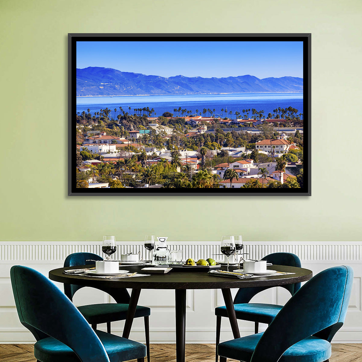 Santa Barbara Waterfront View Wall Art