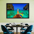 Maya Bay Long-tail Boat Wall Art
