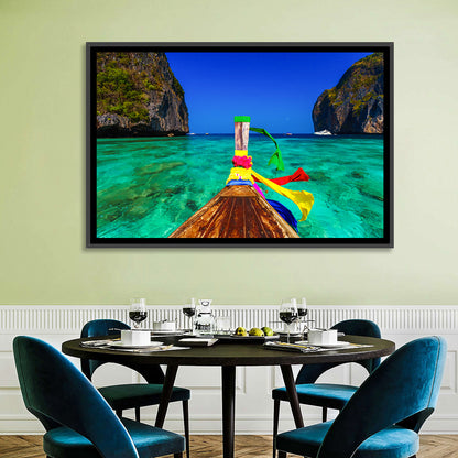 Maya Bay Long-tail Boat Wall Art