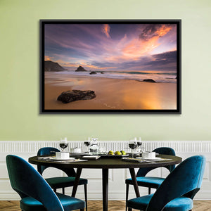 Adraga Beach Sunset Wall Art