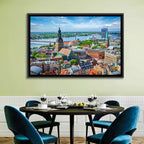 Riga Cityscape Wall Art