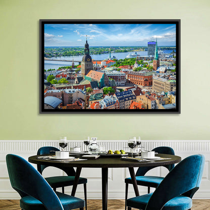 Riga Cityscape Wall Art